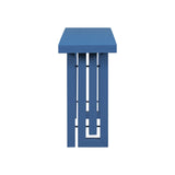 U_STYLE Uniquely Designed Oak Veneer Console Table with Distinctive Side Shapes, Suitable for N711P170550V