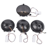 4Pcs LED Tail Lights Brake Lights Black Fit for Chevy Corvette C6 Coupe 2005-2013 2801188 15279751 56863677