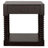 ZUN Coffee Bean 1-Drawer End Table B062P153667