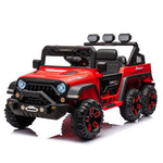 ZUN 24V Ride On Large PickUp Truck car for Kids,ride On 4WD Toys with Remote Control,Parents Can Assist W1578P198580