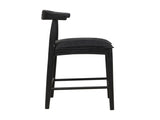 COUNTER STOOL IN BLACK FABRIC N771P339881H