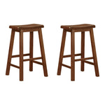 ZUN Chestnut Bar Stools B062P145633