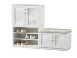 Multi functional Storage Cabinet with Bench & 73 Storage compartment, Adjustable layer board
, W2948P245229