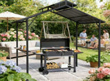 Grill Gazebo Wooden BBQ Grill Gazebo 57644891