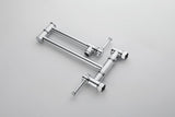Pot Filler Faucet Wall Mount Pot Filler Faucet, Modern Brass Pot Filler Two-Attachment Wall Mount W928104079