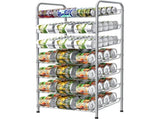 7-Tier Can Organizer Rack Dispenser for Pantry, Silver 89590635