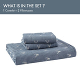 3 PCS Full/Queen Coverlet Set B035P366538