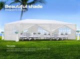 10x20' Wedding Party Canopy Tent Outdoor Gazebo with 6 Removable Sidewalls W1205P153097