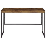 Antique Nutmeg and Gunmetal Writing Desk B062P153651