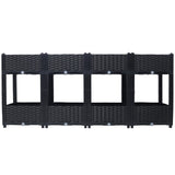 Planter Raised Beds - Elevated Planter Garden Box with Drainage Plug Raised Garden Beds for W465P187533