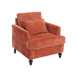 COOLMORE Wood Frame Armchair, Modern Accent Chair Lounge Chair for Living Room,Tufted Club Chair, W395P151909