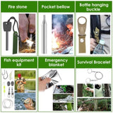 47 in 1 Survival Kits, Gifts Men, Professional Survival Gear Equipment Tools First Aid Supplies 61357730
