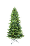 ZUN 6.5ft Artificial Christmas Tree Prelit PE&PVC with Metal Stand,450 Bi-Colour LED Lights,1791 Branch 86111112