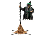 7-foot Halloween decoration witch broom with LED 21003903