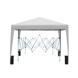 ZUN Outdoor 10x 10Ft Pop Up Gazebo Canopy Tent Removable Sidewall with Zipper,2pcs Sidewall with W419P147523