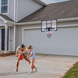 Wall-mounted basketball hoop, 35 x 24 inches shatterproof back, folding hoop, durable hoop and W1408P272360