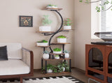 8-Tiered Indoor Plant Stand with 5 Grow Lights, 10-Level Stepless Dimming, Durable Thickened Metal 78451776