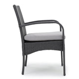 CORDOBA KD PE WICKER DINING CHAIR 56449.00IRNGRY
