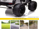 Large Wheels 2 Seater Kids Electric Car Powerful Electric Ride On Truck w/Remote Control, 2 Speeds, 23918294