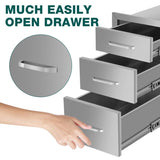 18"x23"x23" Drawer cabinets for outdoor kitchens or courtyards W3167P303256