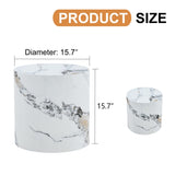 The cylindrical table with its patterned design can be easily integrated into a variety of interior W1151P200297
