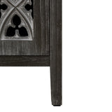 Hollow Four Door Antique Cabinet, American Country Style, Suitable for Living Room, TV Cabinet, W1445P146389
