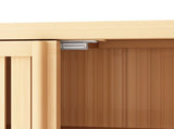 Neutral Bathroom Storage Cabinet,Bamboo Storage Cabinet with Doors for Bathroom Living Room 64071267