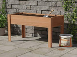 40x20x31 inch Raised Garden Bed with Legs, Elevated Wooden Planter Box for Outdoor Plants Flowers 73216805