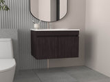 Bathroom Vanity with Sink, 2 Doors, 2 Shelves B097P296873