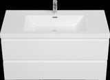 42" Floating Bathroom Vanity with Sink, Modern Wall-Mounted Bathroom Storage Vanity Cabinet with W1573P152686