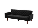 ZUN 6002 Sofa & Sofa Bed - Black W112867325