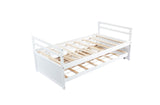 Twin Size Bed Headboard, Footboard, Trundle and Three Storage Drawers, Twin Size Pine Wood Bed W504P197162