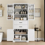 Storage Cabinet with Multi-Functional Storage Space for Kitchen/Bathroom/Dining Room/Living Room , 2 N759P293426K