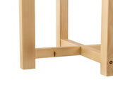 2 Pack Gray Cement Wood Plant Stand 71366253