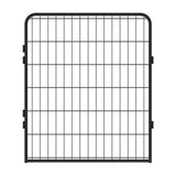 ZUN 16 Panels Heavy Duty Metal Playpen with door,31.7"H Dog Fence Pet Exercise Pen for Outdoor 48240040