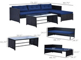 Pieces Patio Furniture Set 49998616
