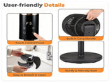 Black Portable Air Circulator Fan, 70&deg Horizontal Oscillation & 90&deg Tilt Fan with LED Touch 05523350