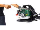 OSAKAPRO 52CC 2-Cycle Gas Backpack Leaf Blower with extention tube,green W46551392