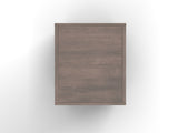 14 inch Chairside Table, No Assembly Required, Jasmine Whitewash and Barnwood Finish B108131545