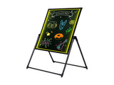 32"x24" LED Message Writing Board, Illuminated Erasable Lighted Chalkboard with Neon Effect, Menu 47352636