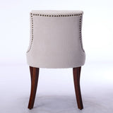 Modern Dining Set of 2,Double-layer Cushioned Chenille fabric Upholstered Accent Side Leisure W1143P207917