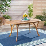Acacia Wood 70" Dining Table 62917.00