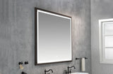 60 x 48 Inch LED Bathroom Mirror with Aluminum Frame, Wall Mounted Vanity Mirror, Anti-Fog, Memory, W2287P358690