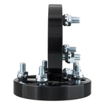 4pcs 1" Thick 5x100 to 5x114.3 Wheel Adapters 12x1.5 5x4.5 Black Spacers 15429016