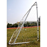 ZUN 365×182×120CM Steel Tube Soccer Goal Training Set White 76667039