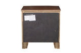 Dark Cherry Finish 1pc Nightstand of 3x Drawers Satin Nickel Tone Knobs Transitional Style Bedroom B01162463