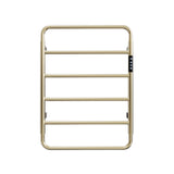 Brushed Gold 18.7" Heated Towel Rack for Bathroom,Wall Mounted with Intelligent Touch Screen Timer, 03081900
