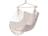 Pillow Tassel Hanging Chair Beige 31726374