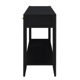 U_STYLE High-Quality Entryway Console Table with Vertical Stripe Drawers, Long Legs,Suitable for N711P190531B