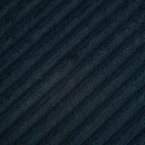 Black Corduroy Upholstered Storage Ottoman Black Round Rubber Feet 634343cm, Hidden Storage 12672084